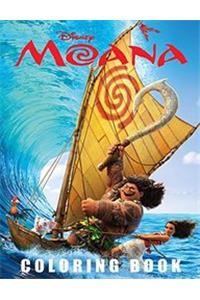 Disney MOANA: (Color & Activity Book) 50 Pages with Adventures.