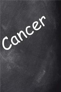 Cancer Zodiac Horoscope Journal Chalkboard