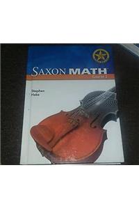 Saxon Math Course 3 Texas