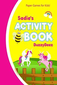 Sadie's Activity Book