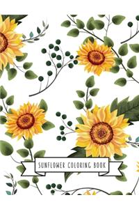 Sunflower Coloring Book