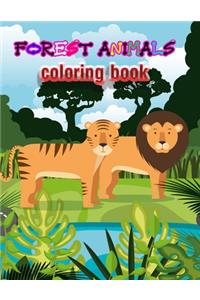 Forest Animals coloring book