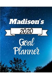 Madison's 2020 Goal Planner: 2020 New Year Planner Goal Journal Gift for Madison / Notebook / Diary / Unique Greeting Card Alternative