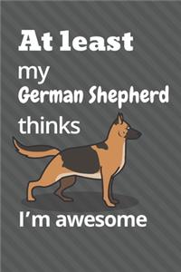 At least my German Shepherd thinks I'm awesome