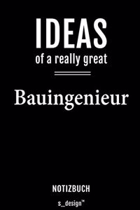 Notizbuch für Bauingenieure / Bauingenieur / Bauingenieurin