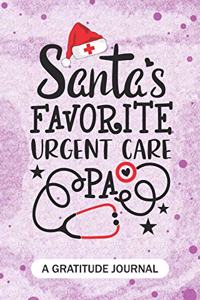 Santa's Favorite Urgent care PA - A Gratitude Journal
