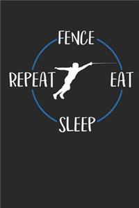 Fence Eat Sleep Repeat