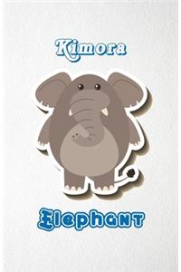 Kimora Elephant A5 Lined Notebook 110 Pages