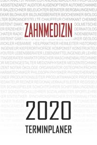 Zahnmedizin - 2020 Terminplaner
