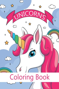 Unicorns Coloring Book