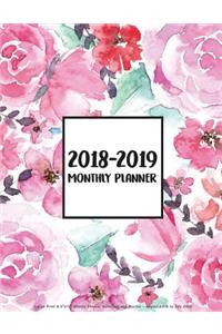 2018-2019 Monthly Planner