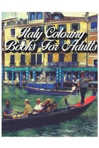 Italy Coloring Books for Adults