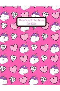 Unicorn Sketchbook for Kids