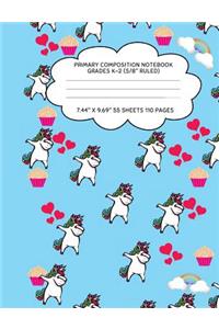 Primary Composition Notebook Grades K-2 (5/8
