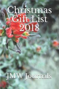 Christmas Gift List 2018
