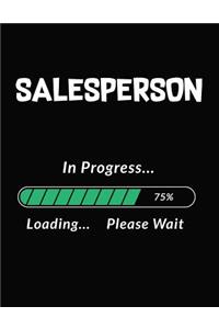 Salesperson in Progress Loading Please Wait