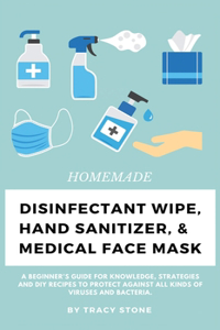 Homemade Disinfectant Wipe, Hand Sanitizer, and Medical Face Mask