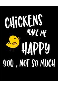 Chickens Make Me Happy You, Not So Much