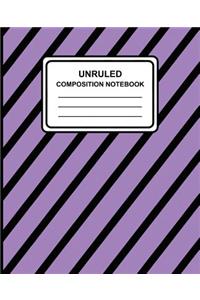 Unruled Composition Notebook