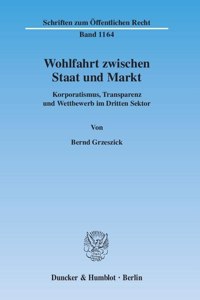 Wohlfahrt Zwischen Staat Und Markt