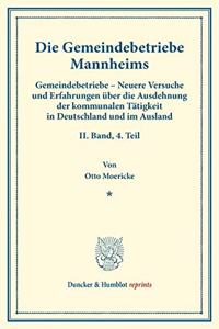 Die Gemeindebetriebe Mannheims