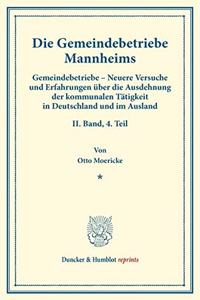 Die Gemeindebetriebe Mannheims