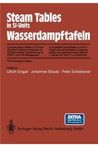 Steam Tables in Si-Units / Wasserdampftafeln