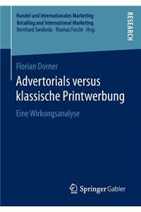 Advertorials Versus Klassische Printwerbung