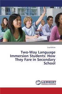 Two-Way Language Immersion Students