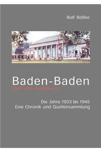 Baden-Baden unter dem Hakenkreuz