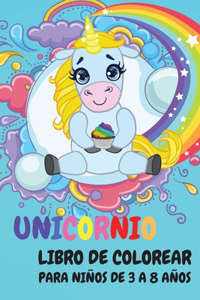 Libro de colorear de unicornio para niños
