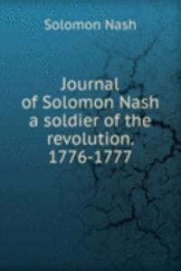 JOURNAL OF SOLOMON NASH A SOLDIER OF TH