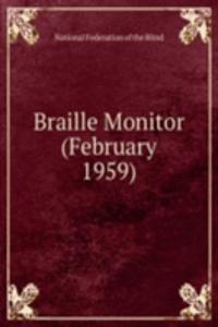 Braille Monitor (February 1959)