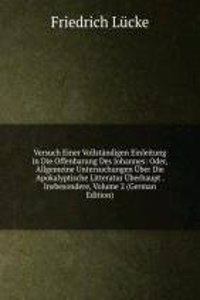 Versuch einer vollstandigen Einleitung in die Offenbarung des Johannes
