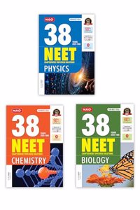 Mtg 38 Years Neet Previous Year Solved Question Papers Physics, Chemistry & Biology
