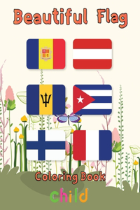 Beautiful Flag Coloring Book child