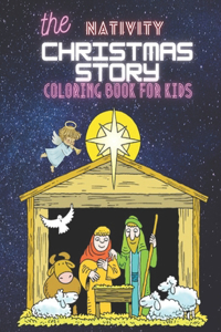 The Nativity christmas story coloring for kids