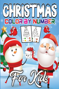 Christmas Color By Number For Kids