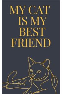 MY CAT IS MY best friend notebook