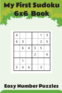 My First sudoku 6x6 book.