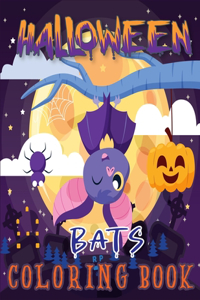 Halloween Bats Coloring Book