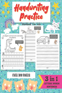 Handwriting Practice Workbook for Kids