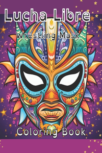 Lucha Libre Wrestling Mask Coloring Book