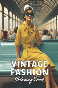 Vintage Fashion Coloring Book