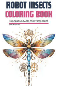 Robot Insects Coloring Book