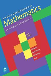 Problem Solving Approach to Mathematics for Elementary School Teachers
