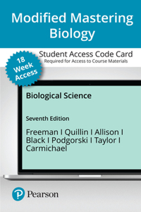 Modified Mastering Biology with Pearson Etext -- Access Card -- For Biological Science (18-Weeks)