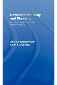 Development Policy and Planning