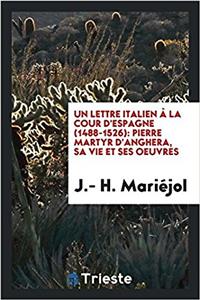 UN LETTRE ITALIEN   LA COUR D'ESPAGNE  1