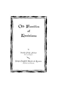 Old Families of Louisiana